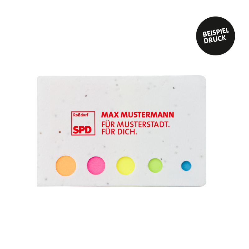 bunte_haftnotizen_marker_spd_mustermann Bunte Haftnotizen / Marker