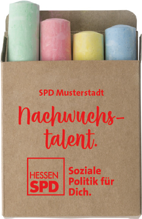 Kreideset mit OV-Logo, 50 Stück